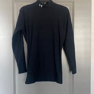 Black under armour mock neck shirt